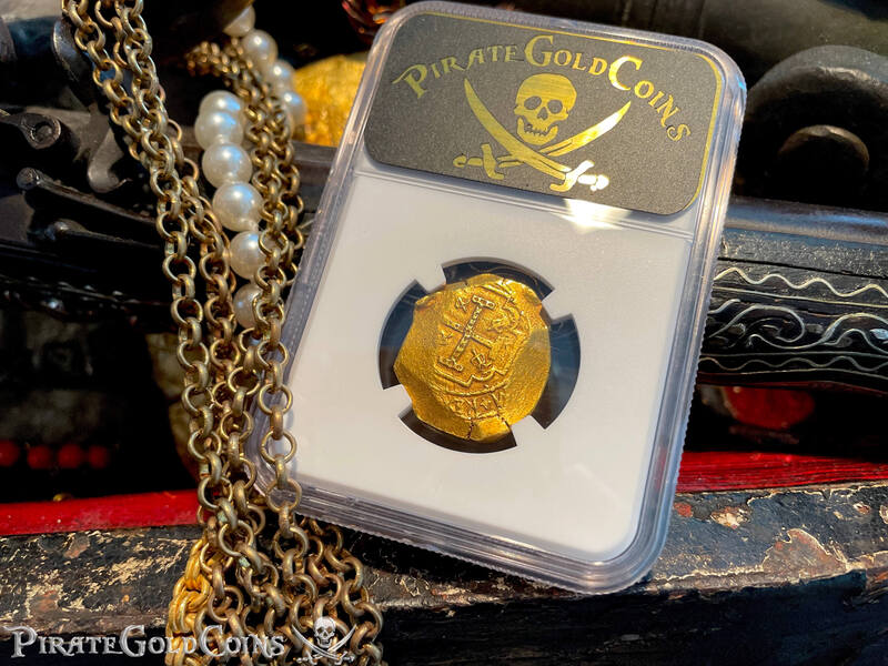 Mexico 4 Escudos 1680-94 "Jeweled Cross" NGC 50 27