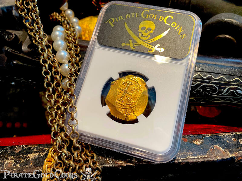 Mexico 4 Escudos 1680-94 "Jeweled Cross" NGC 50 28