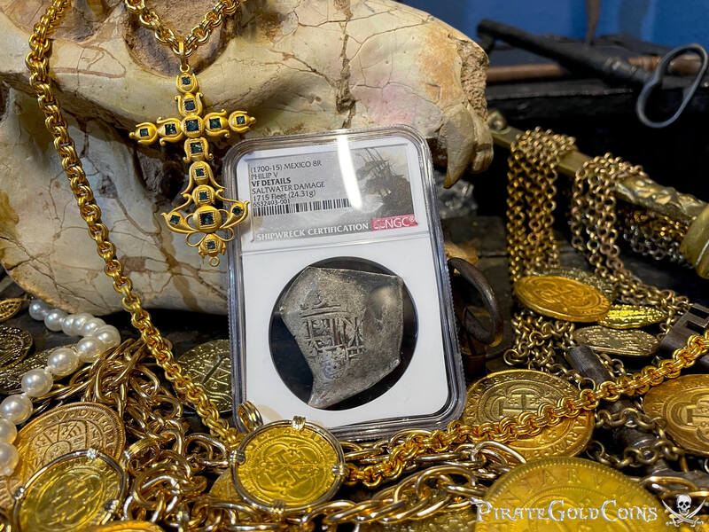 Mexico 8 Reales 1700-15 "1715 Fleet Shipwreck" NGC VF 3