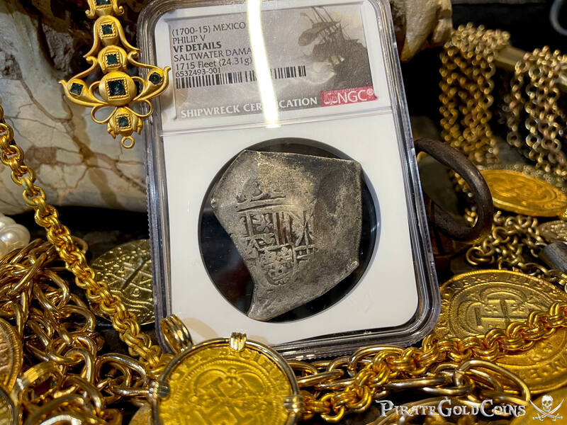 Mexico 8 Reales 1700-15 "1715 Fleet Shipwreck" NGC VF 4