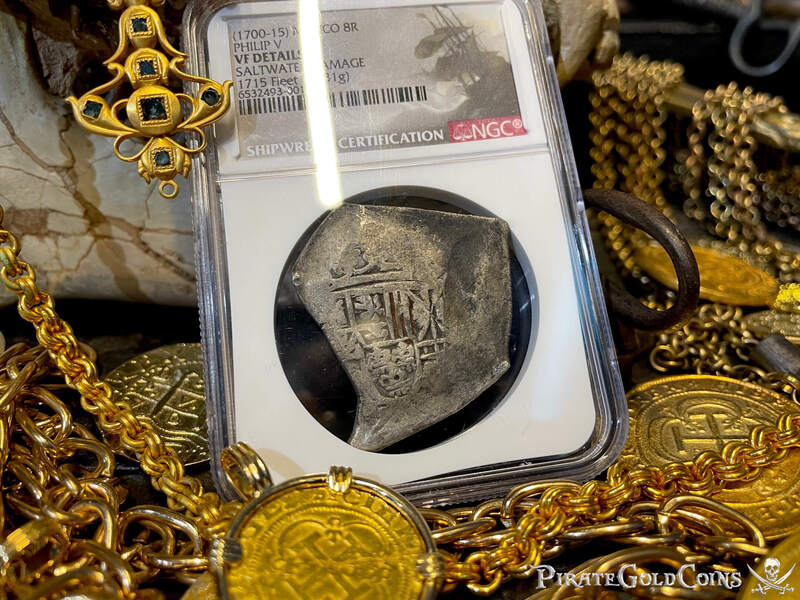 Mexico 8 Reales 1700-15 "1715 Fleet Shipwreck" NGC VF 5
