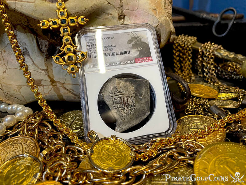 Mexico 8 Reales 1700-15 "1715 Fleet Shipwreck" NGC VF 6