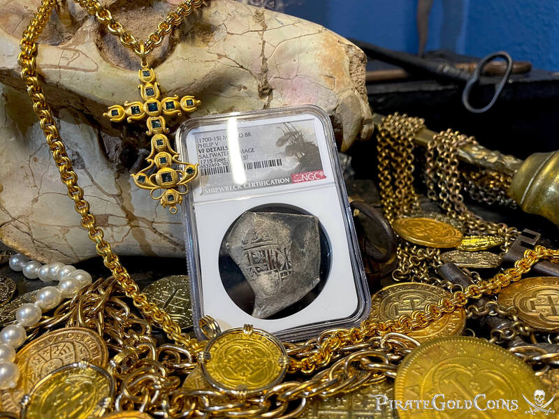 Mexico 8 Reales 1700-15 "1715 Fleet Shipwreck" NGC VF 7