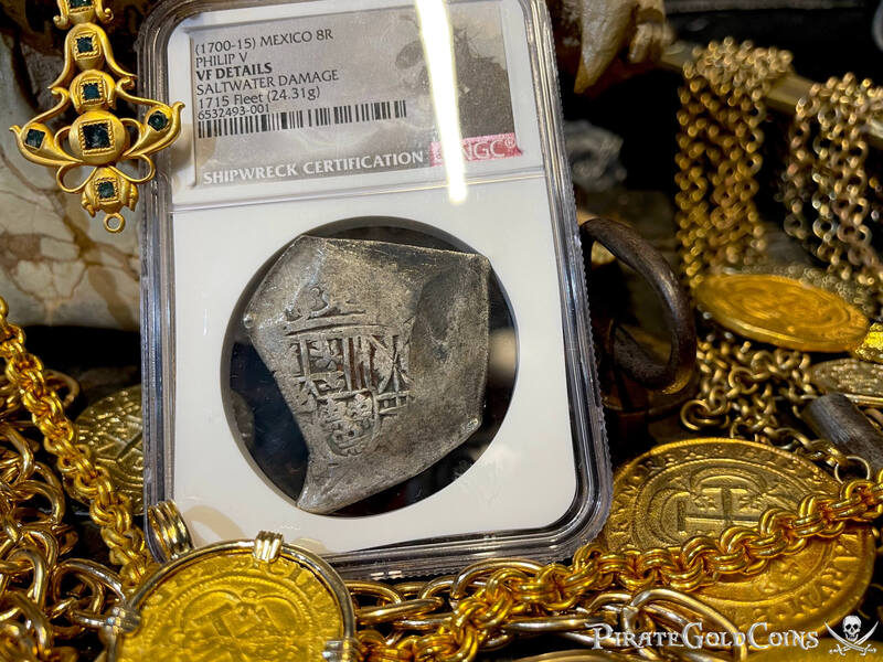 Mexico 8 Reales 1700-15 "1715 Fleet Shipwreck" NGC VF