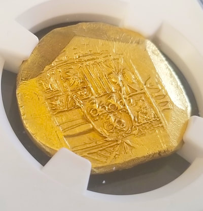 Mexico 1701-13 NGC AU Dets 8 Escudos #390-006 2