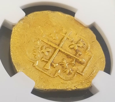 Mexico 1701-13 NGC AU Dets 8 Escudos #390-006 5