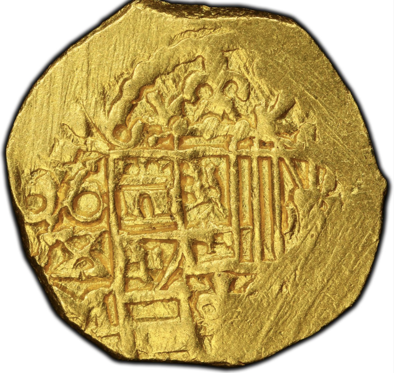 Mexico 1 Escudo 1701 "1715 Fleet Shipwreck" PCGS 63 12