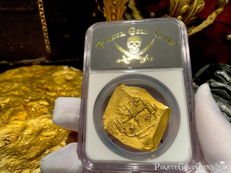 Mexico 8 Escudos 1702-10 "1715 Fleet Shipwreck" NGC UNC 20