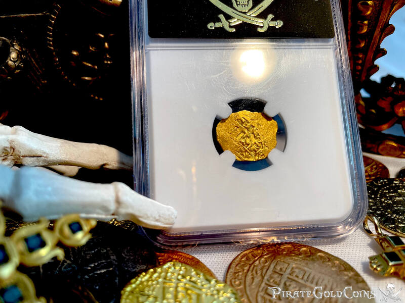 Mexico 1 Escudo 1702-5 "1715 Fleet Shipwreck- Box End Cross" NGC 9