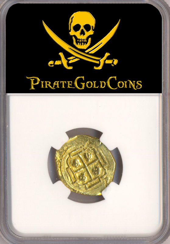 Mexico 2 Escudos 1705-10 "1715 Fleet Shipwreck" NGC 63 3