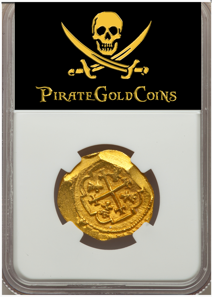 Mexico 4 Escudos 1705-13  "1715 Plate Fleet Shipwreck"  NGC 63 15