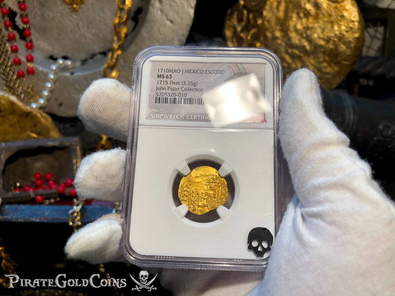 Mexico 1 Escudo 1710 Dated "1715 Fleet Shipwreck" NGC 63 2