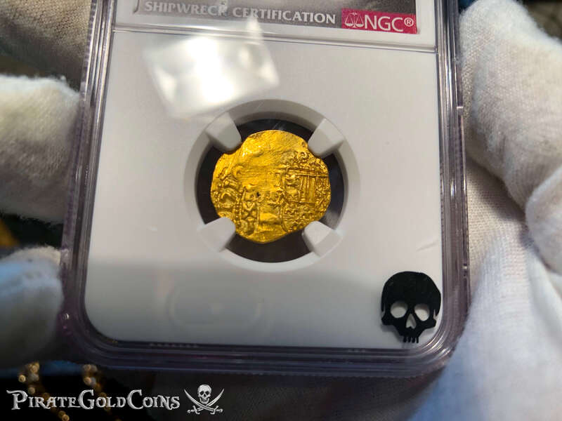 Mexico 1 Escudo 1710 Dated "1715 Fleet Shipwreck" NGC 63