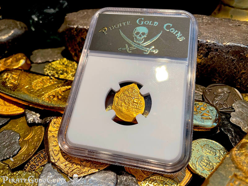 Mexico 1 Escudo 1711-13 "1715 Fleet Shipwreck" NGC 55 11