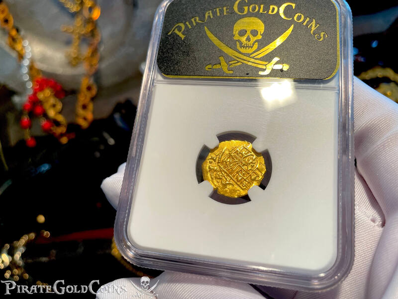 Mexico 1 Escudo 1711-13 "From 1715 Fleet Shipwreck" NGC 64 22