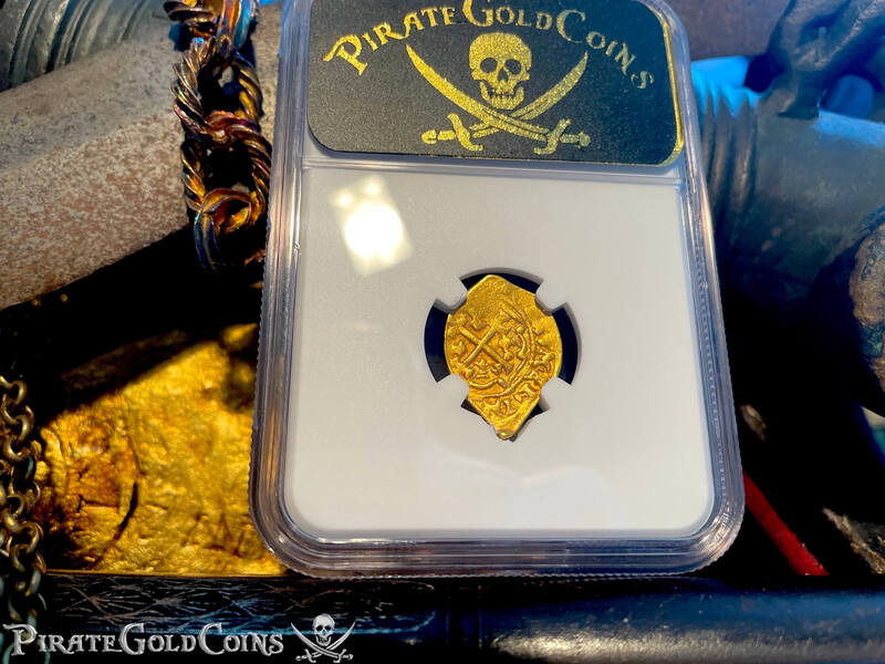 Mexico 1 Escudo 1711 "Dated - From 1715 Fleet Shipwreck" NGC 45 14