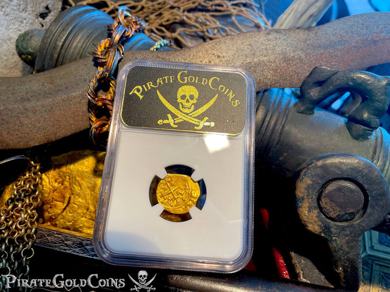 Mexico 1 Escudo 1711 "Dated- From 1715 Fleet Shipwreck" NGC 50 13