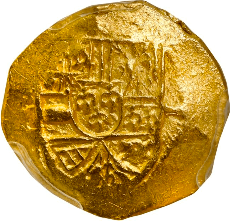 Mexico 1 Escudo 1711 "1715 Fleet Shipwreck" PCGS 63 3