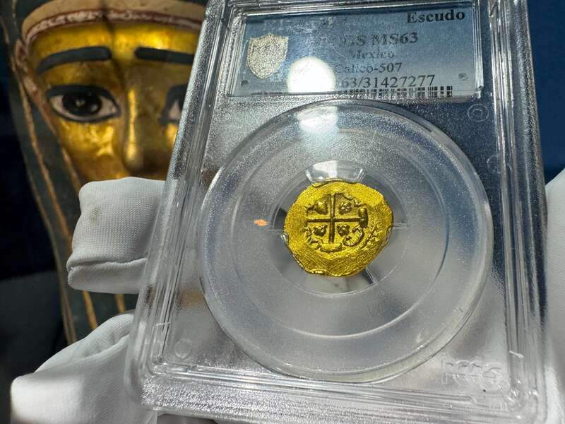 Mexico 1 Escudo 1711 "1715 Fleet Shipwreck" PCGS 63 5