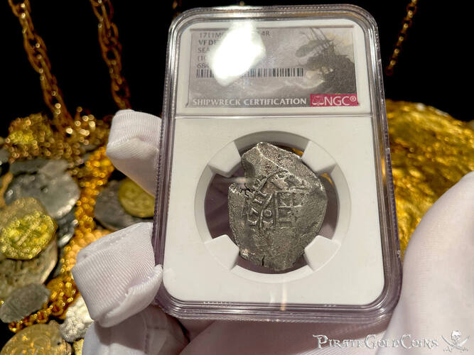 Mexico 4 Reales 1711 "1715 Fleet Shipwreck" NGC VF