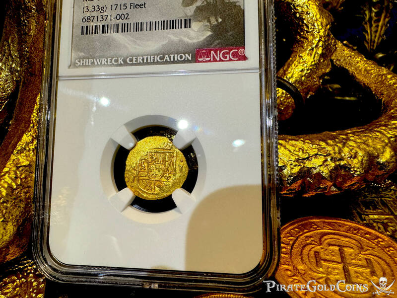 Mexico 1 Escudo 1712-13 "1715 Fleet Shipwreck" NGC 65 4