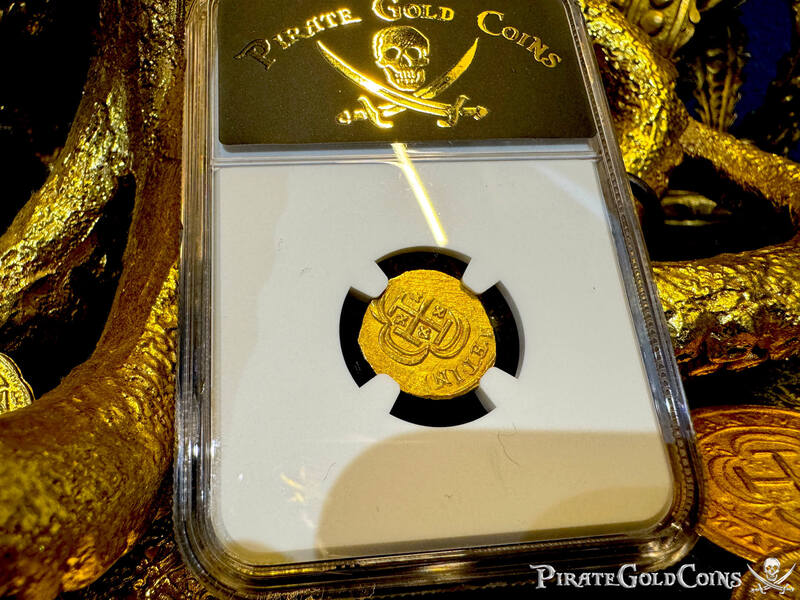 Mexico 1 Escudo 1712-13 "1715 Fleet Shipwreck" NGC 65 14