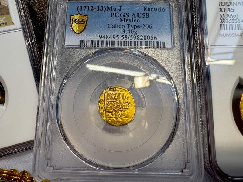 Mexico 1 Escudo 1712-13 "Philip V" PCGS 58 14