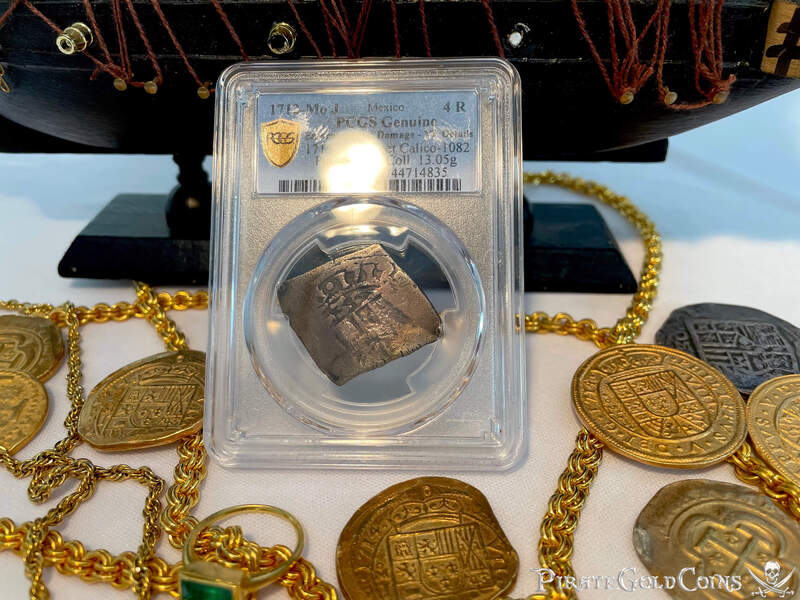Mexico 4 Reales 1712 "Full Date- 1715 Fleet Shipwreck" PCGS VF 8