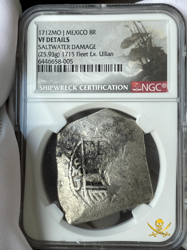 Mexico 8 Reales 1712 "1715 Fleet Shipwreck" NGC VF 2