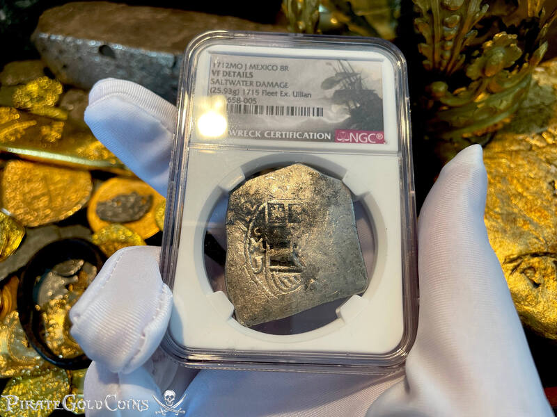Mexico 8 Reales 1712 "1715 Fleet Shipwreck" NGC VF