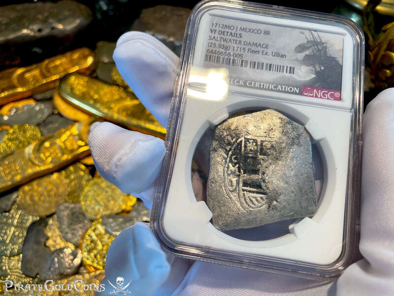 Mexico 8 Reales 1712 "1715 Fleet Shipwreck" NGC VF 8