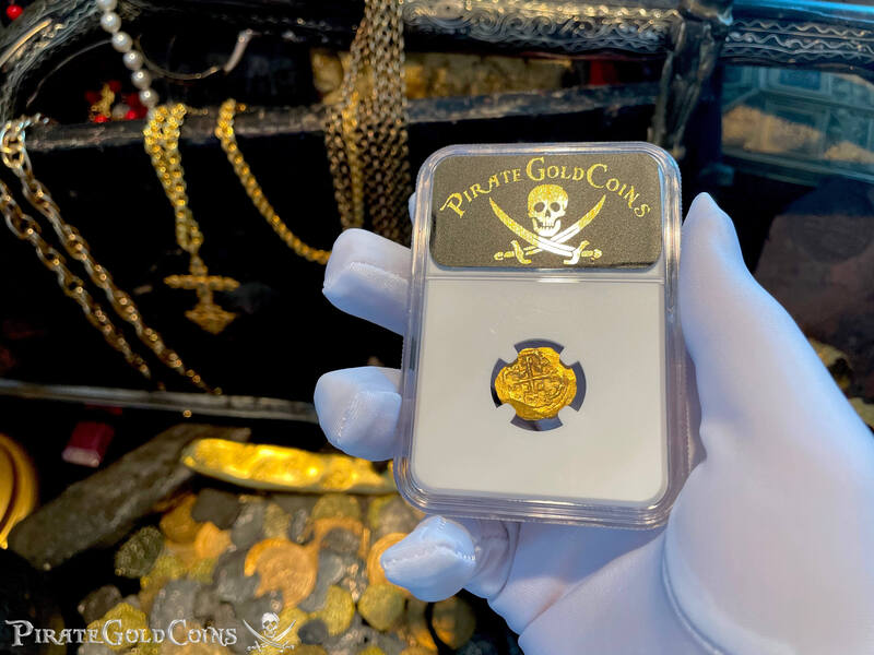 Mexico 1 Escudo 1713 Dated! "Finest Known- 1715 Fleet Shipwreck" NGC 64 8