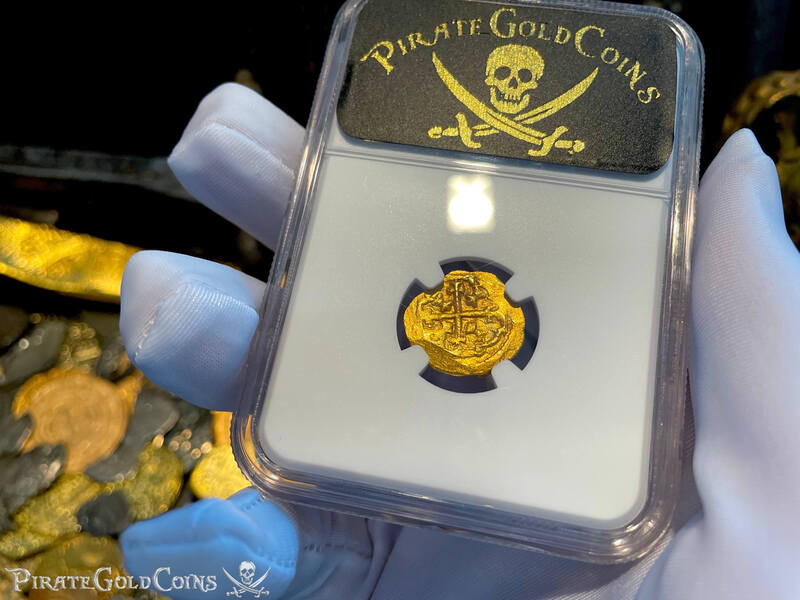 Mexico 1 Escudo 1713 Dated! "Finest Known- 1715 Fleet Shipwreck" NGC 64 13