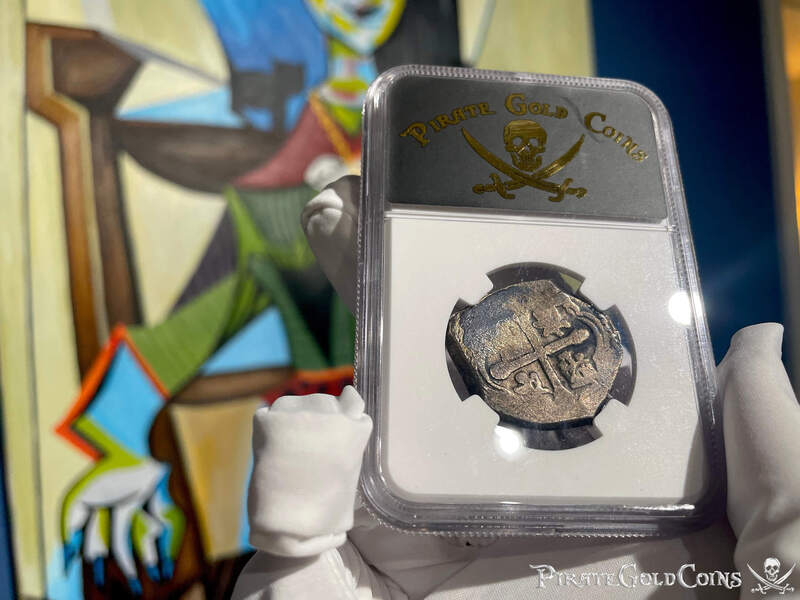 Mexico 4 Reales 1713/2 "1715 Fleet Shipwreck" NGC VF 5