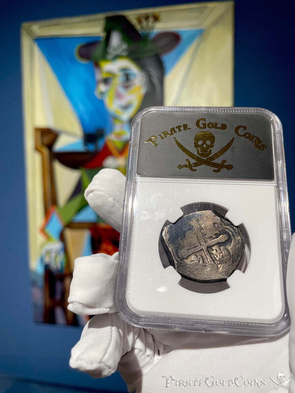 Mexico 4 Reales 1713/2 "1715 Fleet Shipwreck" NGC VF 7