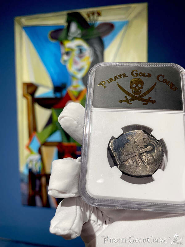 Mexico 4 Reales 1713/2 "1715 Fleet Shipwreck" NGC VF 9