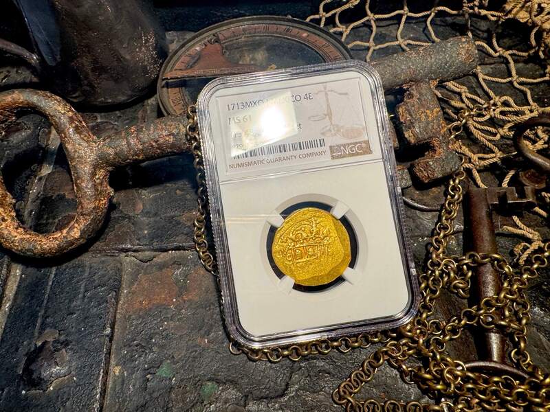 Mexico 4 Escudos 1713 NGC 61 2