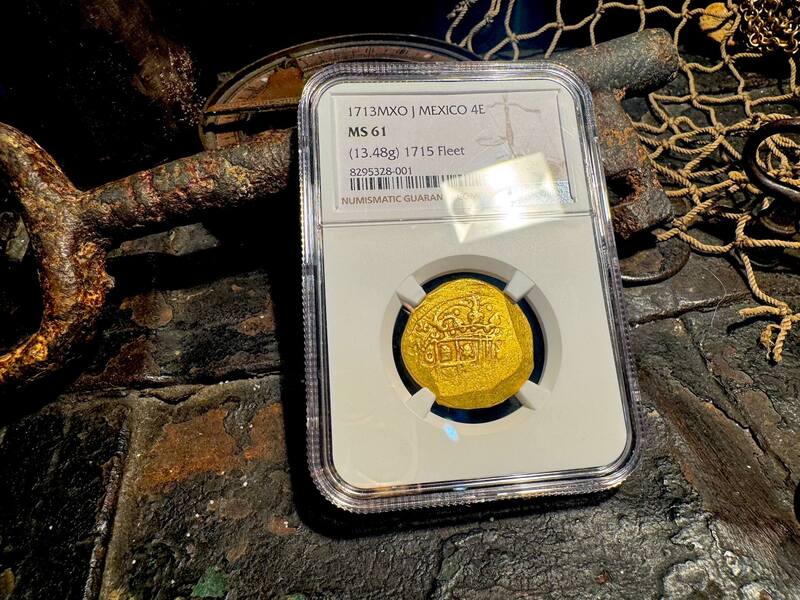 Mexico 4 Escudos 1713 NGC 61 16