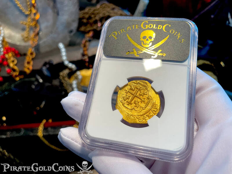 Mexico 4 Escudos 1713 "Finest Known! From the Fleet!" NGC 66 10