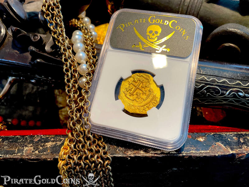 Mexico 4 Escudos 1713 "Finest Known! From the Fleet!" NGC 66 15