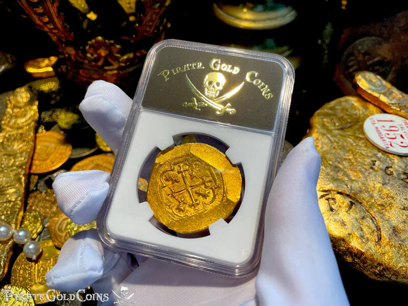 Mexico 8 Escudos Full Date 1713 "From 1715 Fleet Shipwreck" NGC 63 5