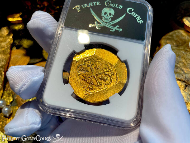 Mexico 8 Escudos Full Date 1713 "From 1715 Fleet Shipwreck" NGC 63 6