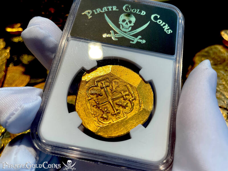 Mexico 8 Escudos Full Date 1713 "From 1715 Fleet Shipwreck" NGC 63 7