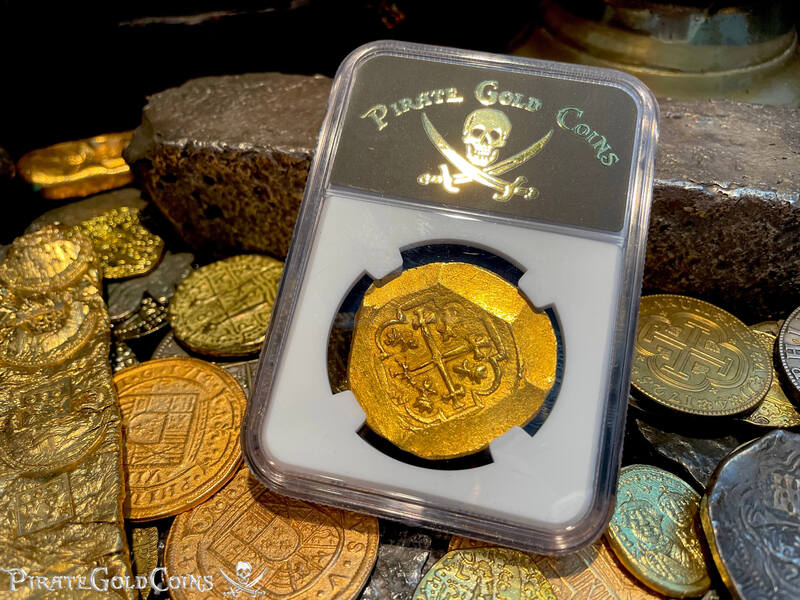 Mexico 8 Escudos Full Date 1713 "From 1715 Fleet Shipwreck" NGC 63 10