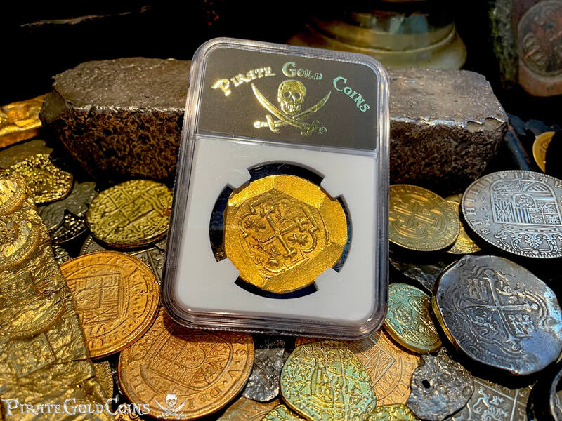 Mexico 8 Escudos Full Date 1713 "From 1715 Fleet Shipwreck" NGC 63 11