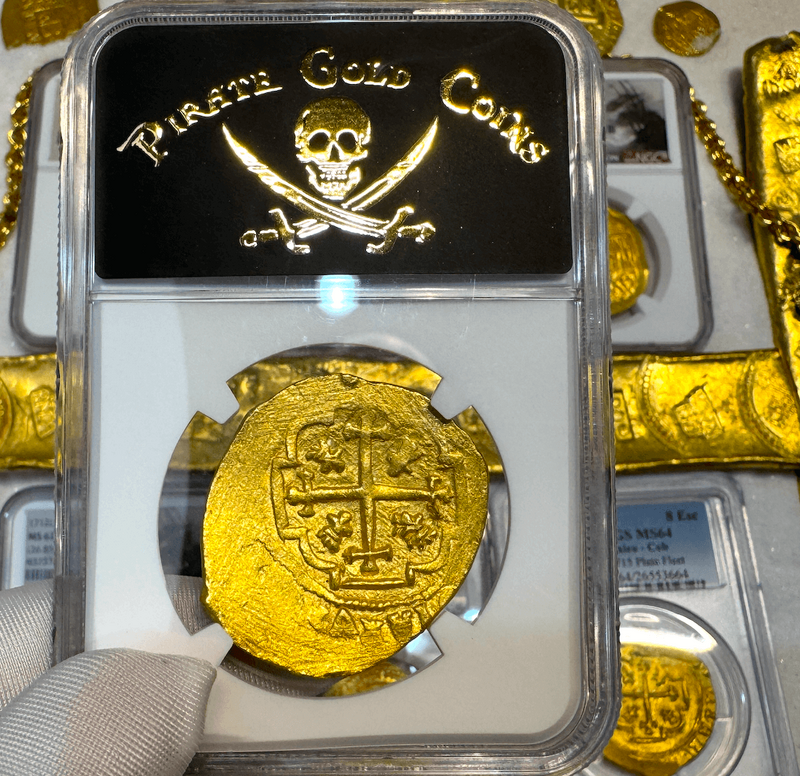 Mexico 8 Escudos 1713 "1715 Fleet Shipwreck" NGC 63 2