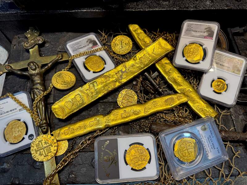 Mexico 8 Escudos 1713 "1715 Fleet Shipwreck" NGC 63 22