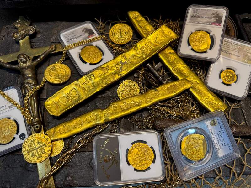 Mexico 8 Escudos 1713 "1715 Fleet Shipwreck" NGC 63 24