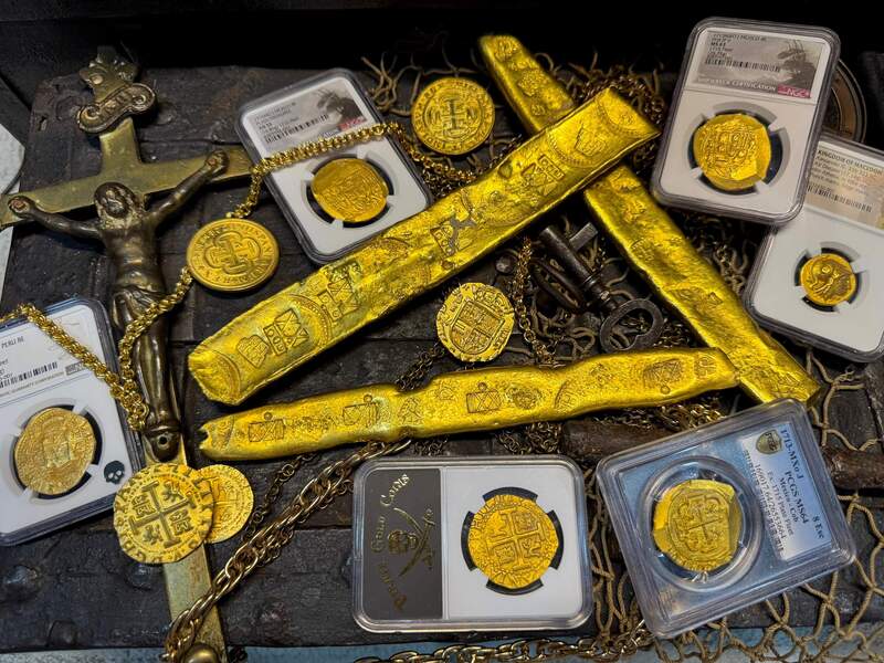 Mexico 8 Escudos 1713 "1715 Fleet Shipwreck" NGC 63 37