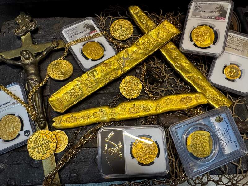 Mexico 8 Escudos 1713 "1715 Fleet Shipwreck" NGC 63 39